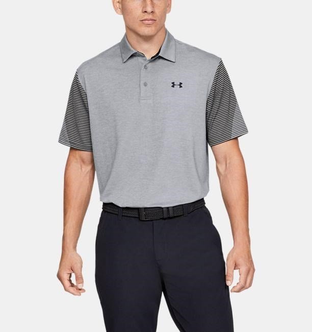 Under Armour Playoff 2.0 pánské polo, steel grey
