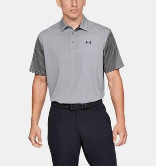 Under Armour Playoff 2.0 pánské polo, steel grey