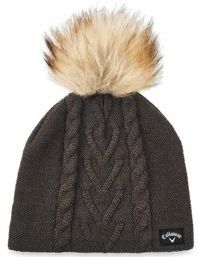 Callaway Pom Pom Beanie dámská zimní čepice, šedá