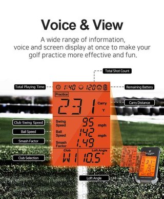 Swing Caddie SC200+ Launch Monitor mobilní analyzér