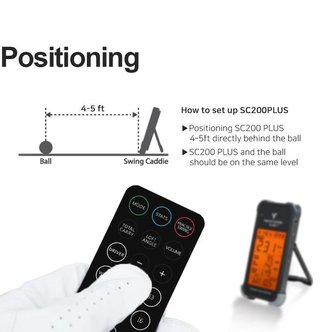 Swing Caddie SC200+ Launch Monitor mobilní analyzér