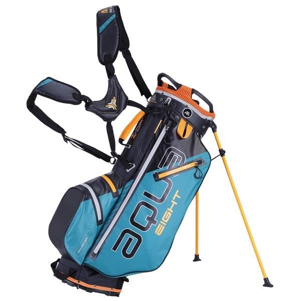 Big Max Aqua Eight stand bag, petrol/černo/oranžový
