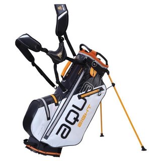 Big Max Aqua Eight stand bag, bílo/černo/oranžový