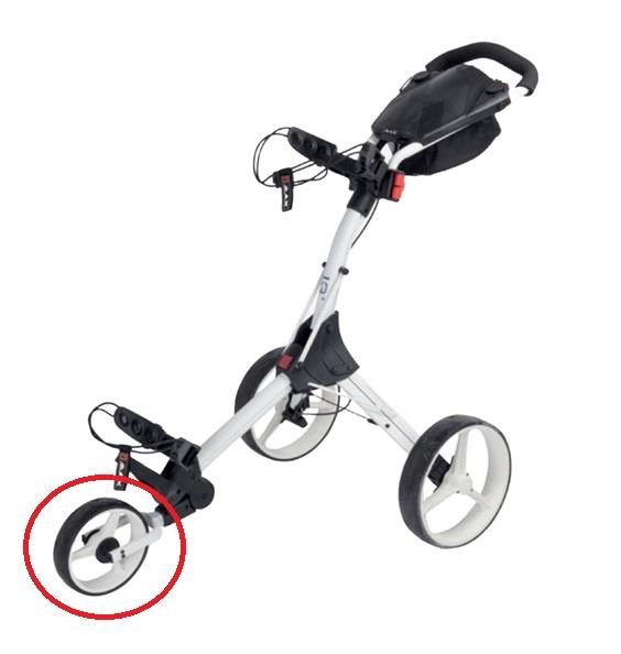 Big Max FRONT Wheel náhradní přední kolo, 1ks, bílé