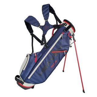 Big Max Heaven Six stand bag, tmavě modro/stříbrno/červený