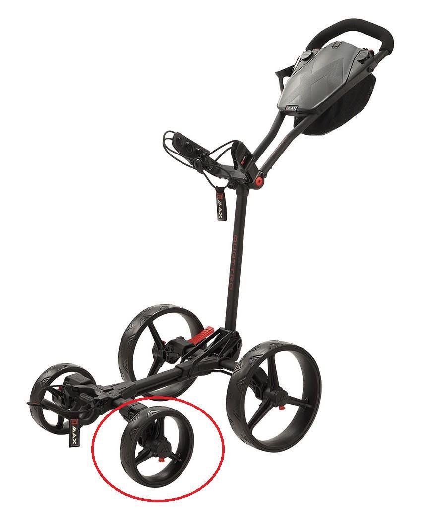 Big Max Blade Quattro Front Wheel náhradní přední kolečko, černé, 1ks