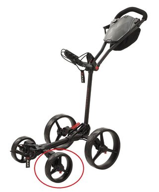 Big Max Blade Quattro Front Wheel náhradní přední kolečko, černé, 1ks