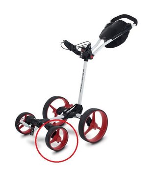 Big Max Blade Quattro Front Wheel náhradní přední kolečko, červené, 1ks