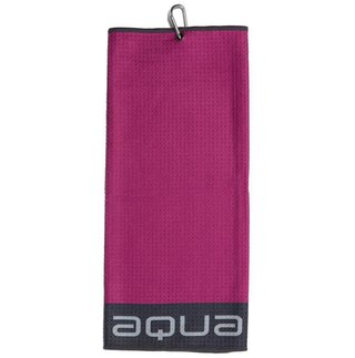 Big Max Aqua Trifold golfový ručník, fuchsia