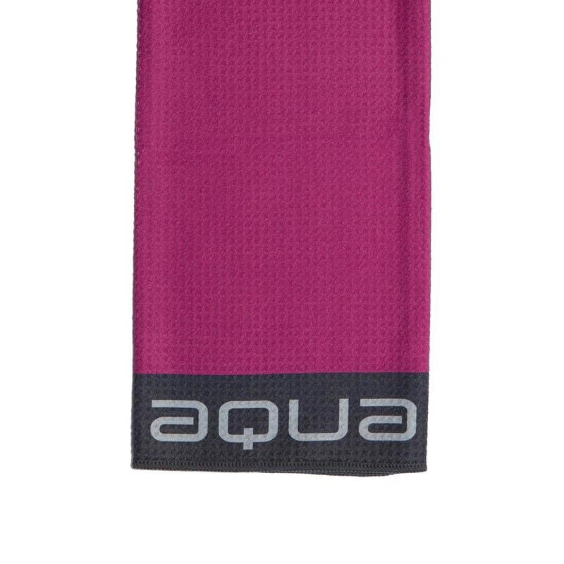 Big Max Aqua Trifold golfový ručník, fuchsia