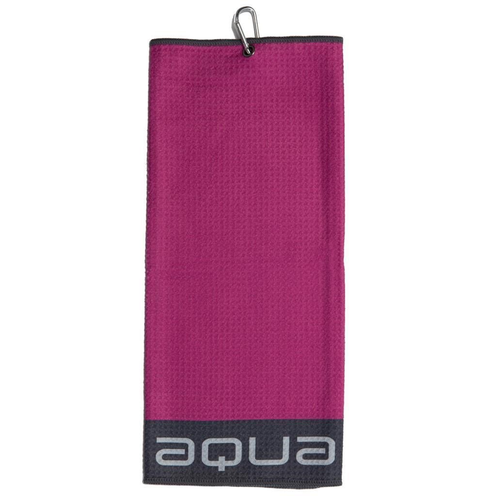 Big Max Aqua Trifold golfový ručník, fuchsia
