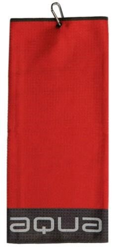 Big Max Aqua Trifold golfový ručník, červený