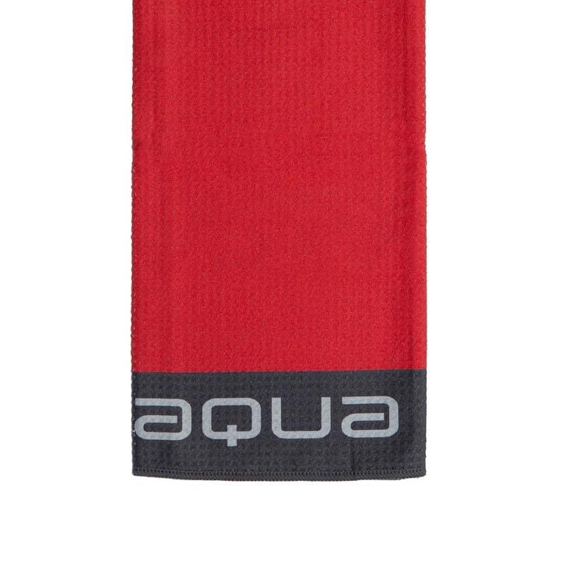 Big Max Aqua Trifold golfový ručník, červený