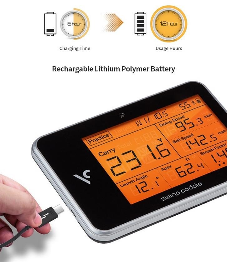 Swing Caddie SC300 Portable Launch Monitor analyzátor