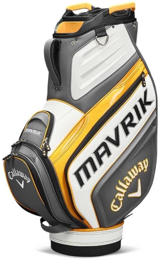 Callaway Mavrik Staff cart bag, šedo/bílo/oranžový