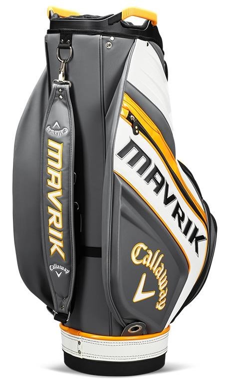 Callaway Mavrik Staff cart bag, šedo/bílo/oranžový