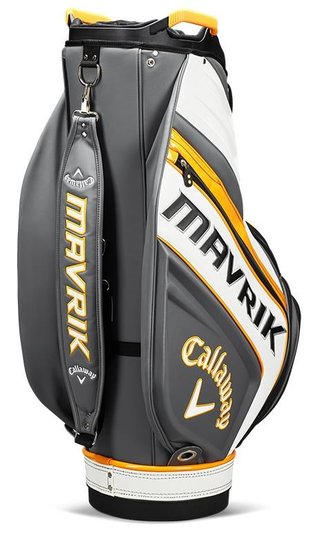 Callaway Mavrik Staff cart bag, šedo/bílo/oranžový