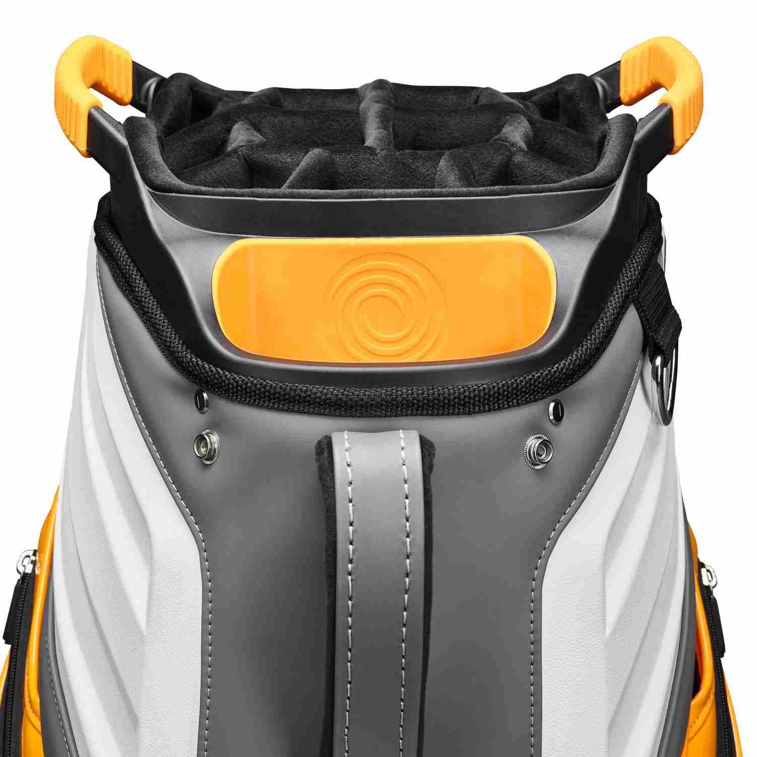 Callaway Mavrik Staff cart bag, šedo/bílo/oranžový