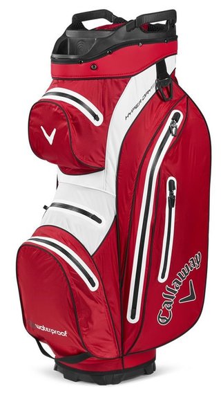 Callaway Hyper Dry cart bag, červeno/bílý