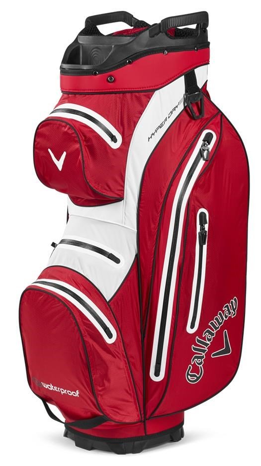 Callaway Hyper Dry cart bag, červeno/bílý