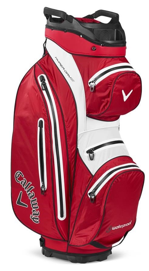 Callaway Hyper Dry cart bag, červeno/bílý