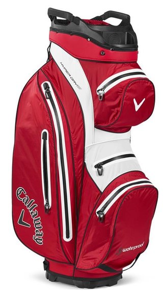 Callaway Hyper Dry cart bag, červeno/bílý