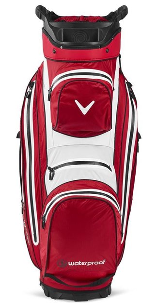 Callaway Hyper Dry cart bag, červeno/bílý