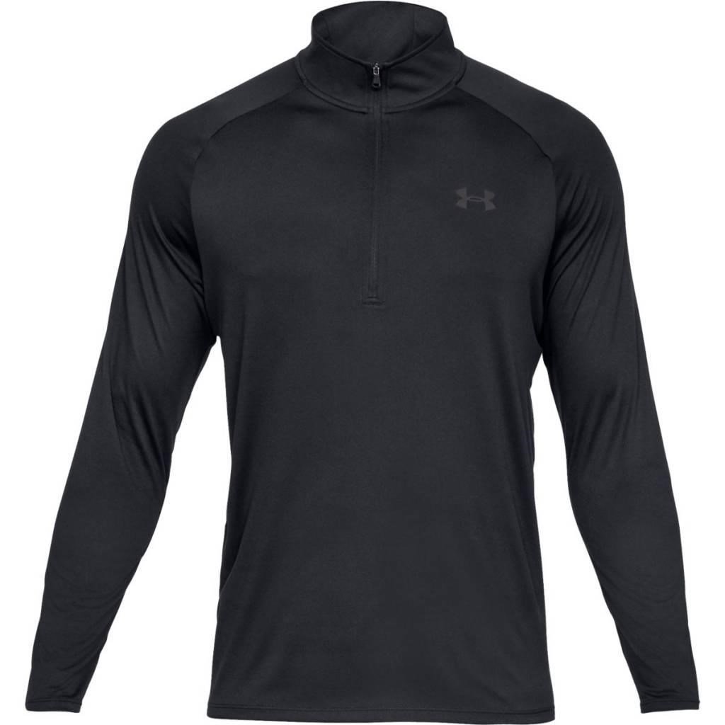 Under Armour Tech 2.0 pánské tričko s dlouhým rukávem, černé
