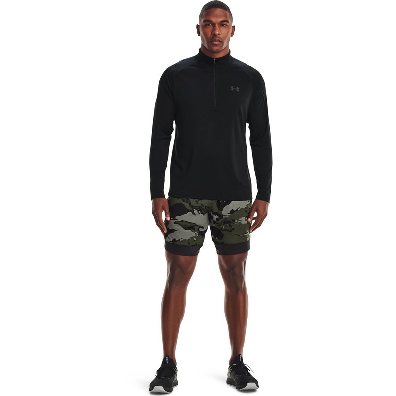 Under Armour Tech 2.0 pánské tričko s dlouhým rukávem, černé