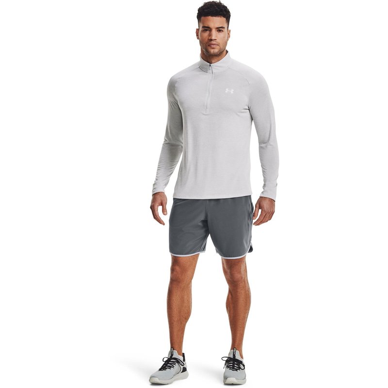 Under Armour Tech 2.0 pánské tričko s dlouhým rukávem, šedé