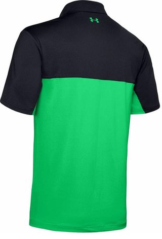 Under Armour Performance 2.0 Colourblock pánské polo, černo/zelené