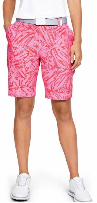 Under Armour Links Printed dámské kraťasy, lipstick