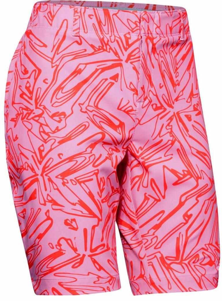 Under Armour Links Printed dámské kraťasy, lipstick