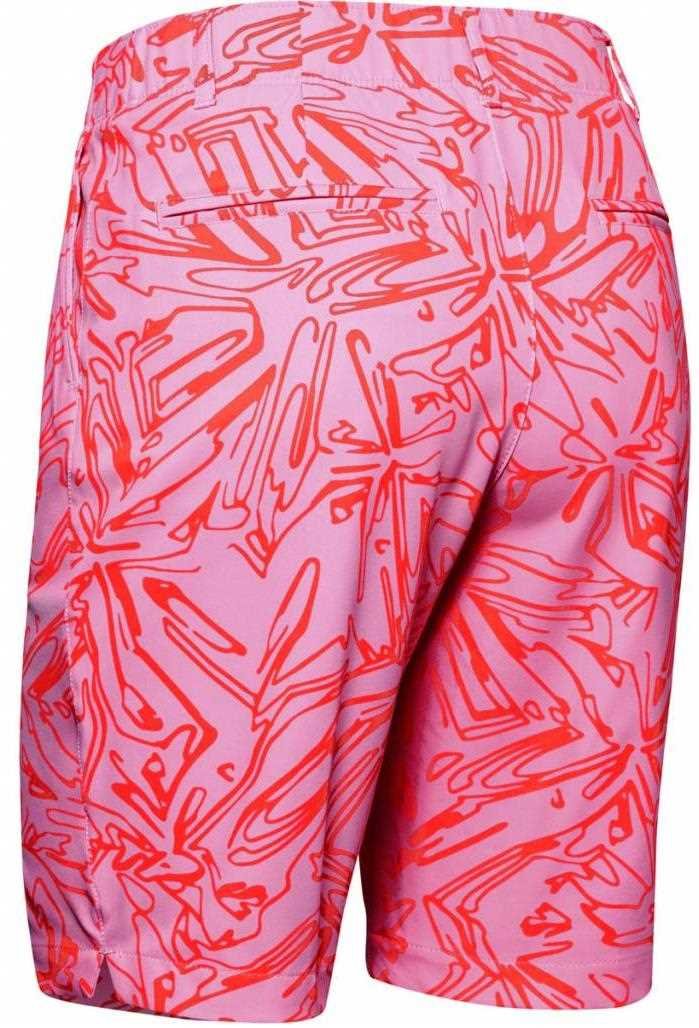 Under Armour Links Printed dámské kraťasy, lipstick