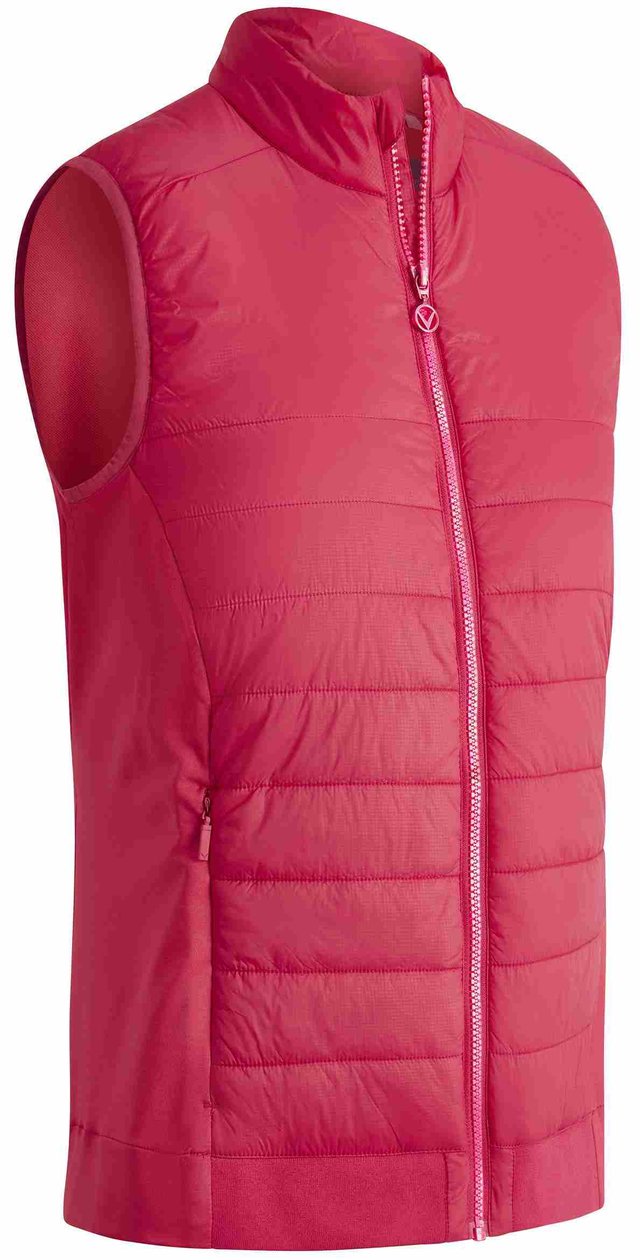 Callaway Lightweight Quilted dámská vesta, růžová