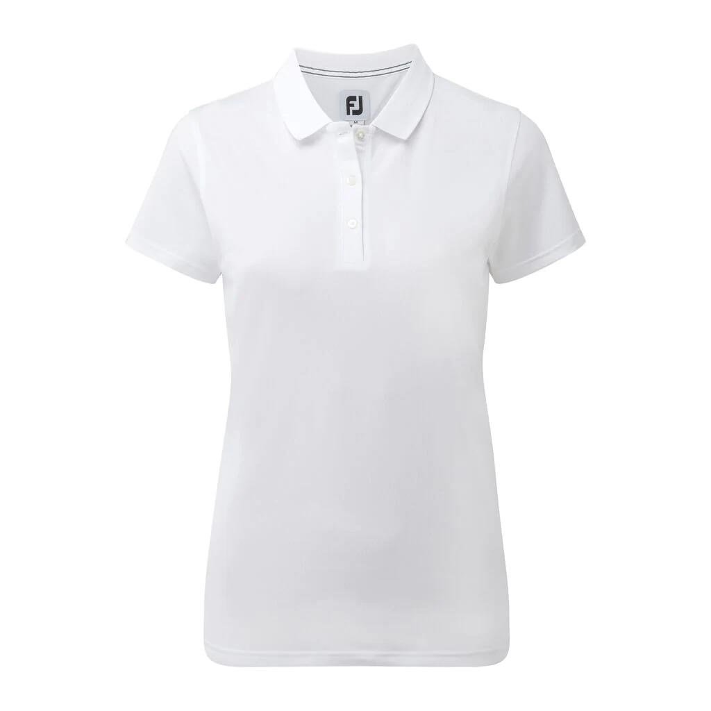 FootJoy Stretch Pique Solid dámské polo, bílé