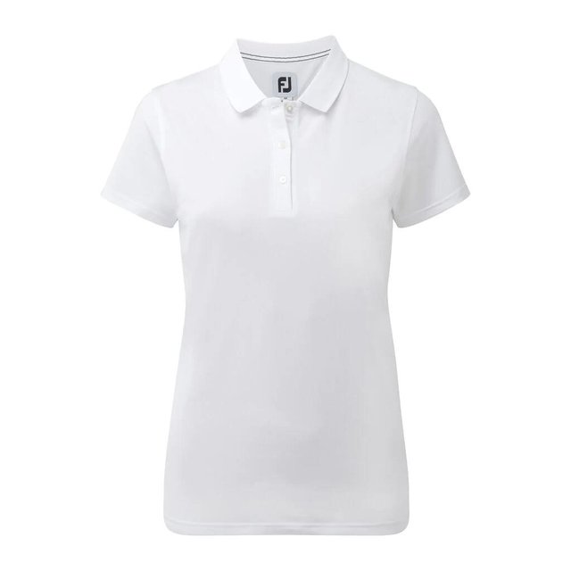 FootJoy Stretch Pique Solid dámské polo, bílé