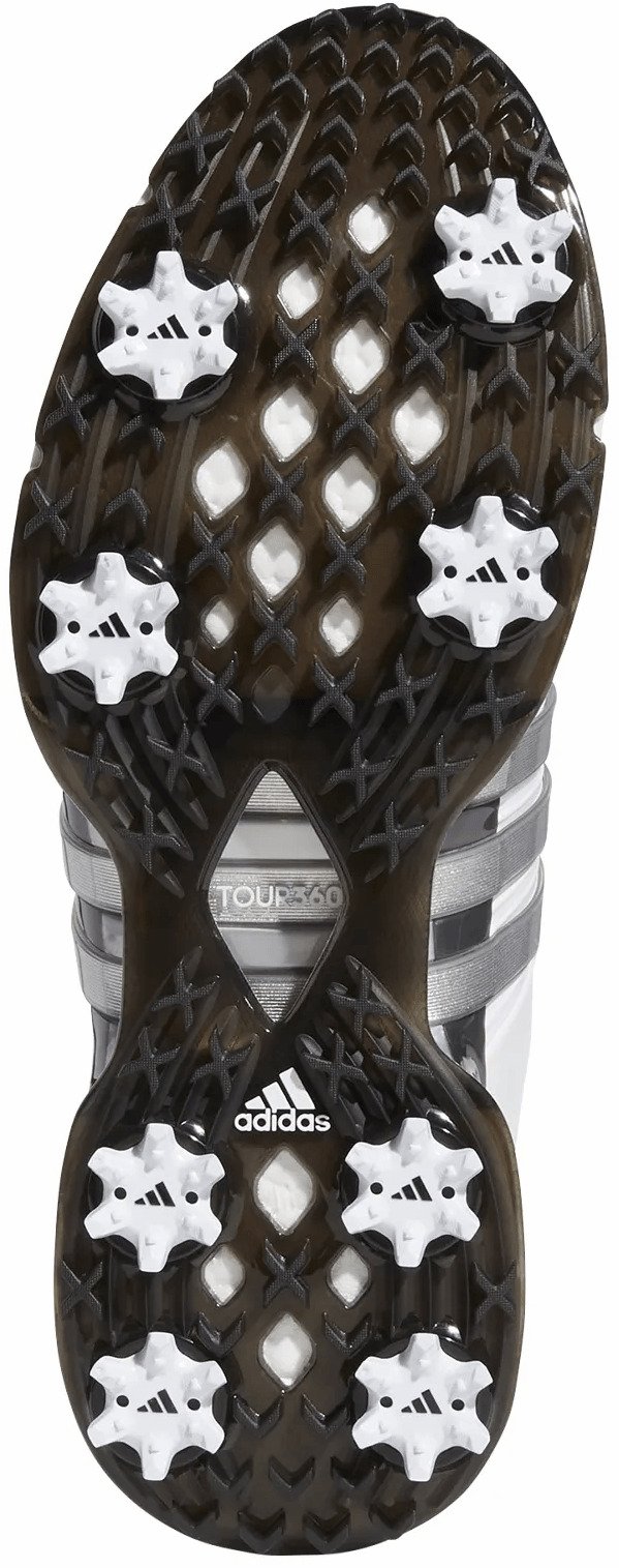 adidas Tour360 XT pánské golfové boty, bílo/stříbrné