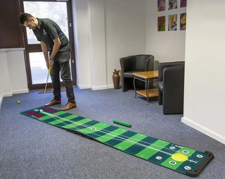 Longridge 4 Speed Track Putting Mat koberec 3m