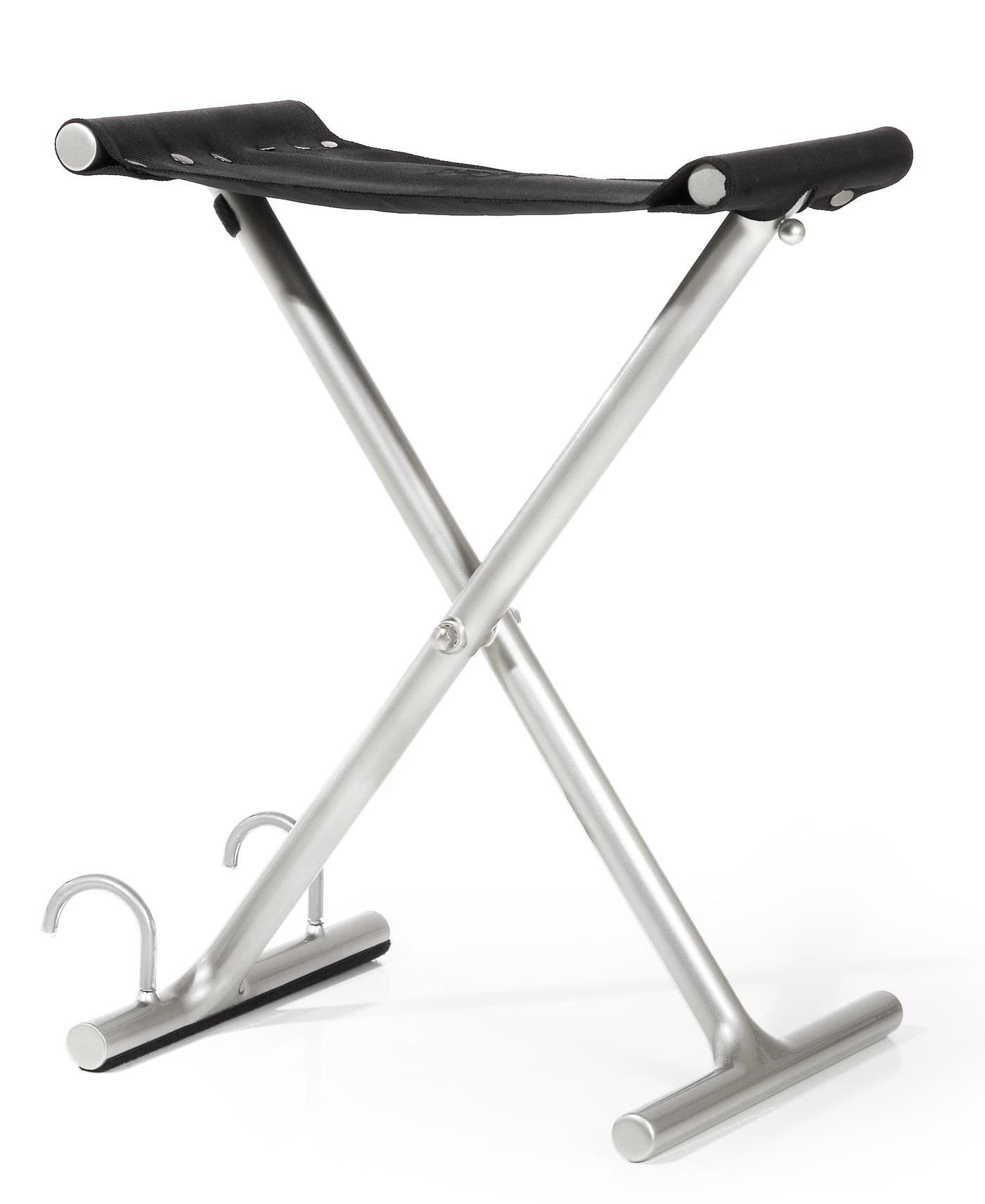 JuStar golfer seat sedátko, carbon lacquered silver
