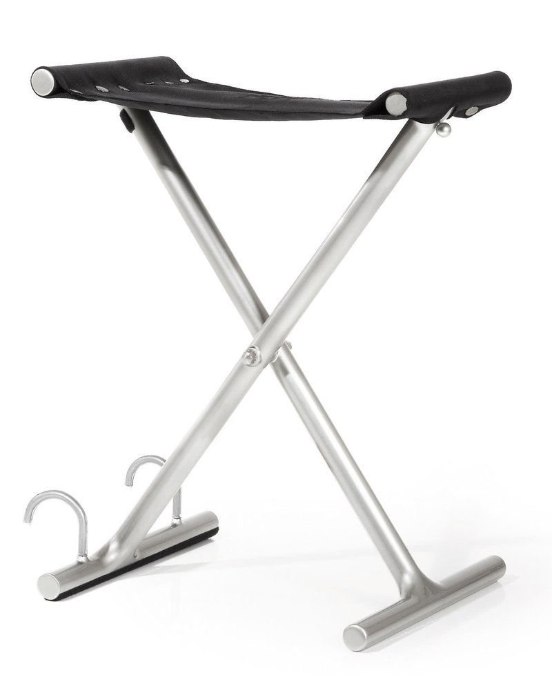 JuStar golfer seat sedátko, carbon lacquered silver