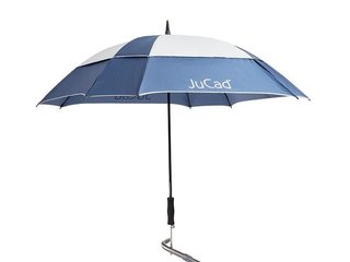 JuCad teleskopický golfový deštník 68" Windproof s PINem, modro/stříbrný