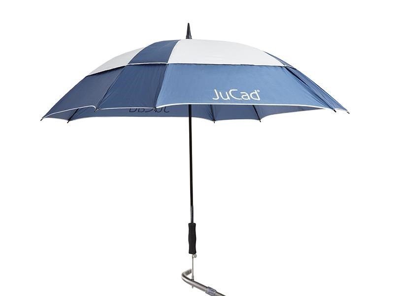 JuCad teleskopický golfový deštník 68" Windproof s PINem, modro/stříbrný