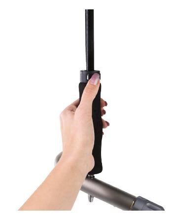 JuCad golf umbrella automatic deštník 68", s pinem, černý