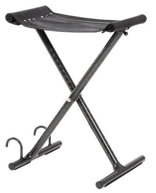 JuCad Carbon Golfer Seat stolička na vozík, černá