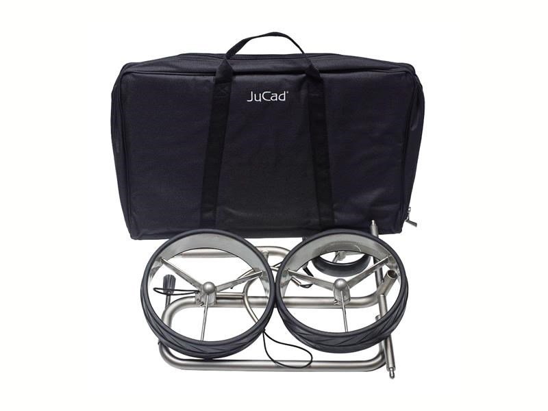 JuCad Junior drive Stainless Steel dětský elektrický vozík + taška