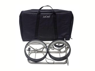 JuCad Junior drive Stainless Steel dětský elektrický vozík + taška