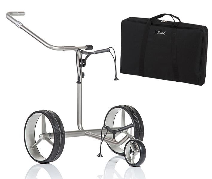 JuCad Junior drive Stainless Steel dětský elektrický vozík + taška