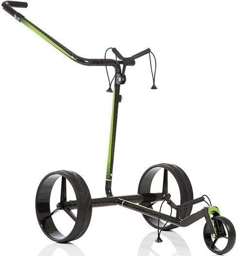 JuCad Carbon Travel 2.0 elektrický vozík, černo/zelený, 45+ baterie