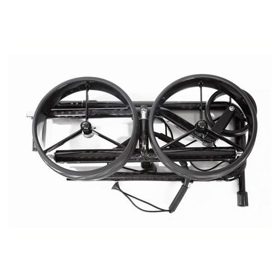 JuCad Carbon Travel 2.0 elektrický vozík, černo/zelený, 45+ baterie